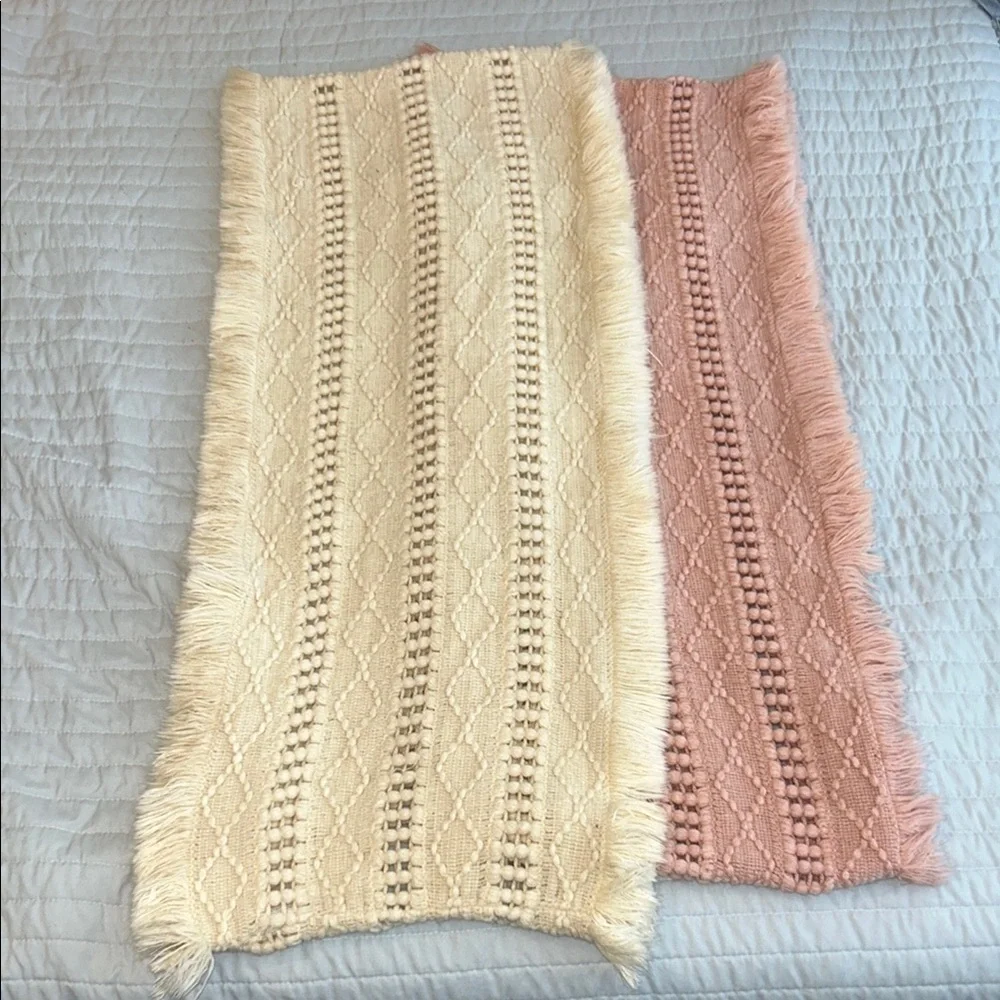 Two infinite scarfs